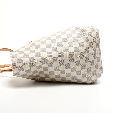 LOUIS VUITTON Damier Azur Salina PM, manufactured in 2012. Tote Bag white WS27765