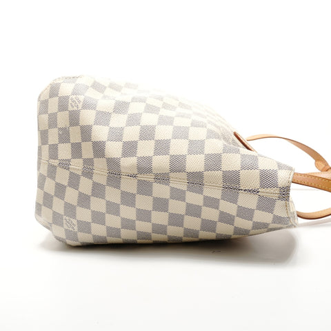 LOUIS VUITTON Damier Azur Salina PM, manufactured in 2012. Tote Bag white WS27765