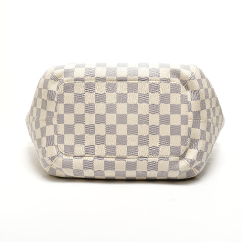 LOUIS VUITTON Damier Azur Salina PM, manufactured in 2012. Tote Bag white WS27765
