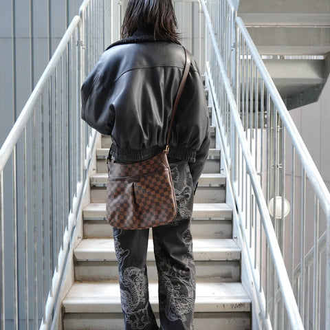 LOUIS VUITTON Damier Bloomsbury PM, made in 2011 Shoulder Bag Brown WS27767