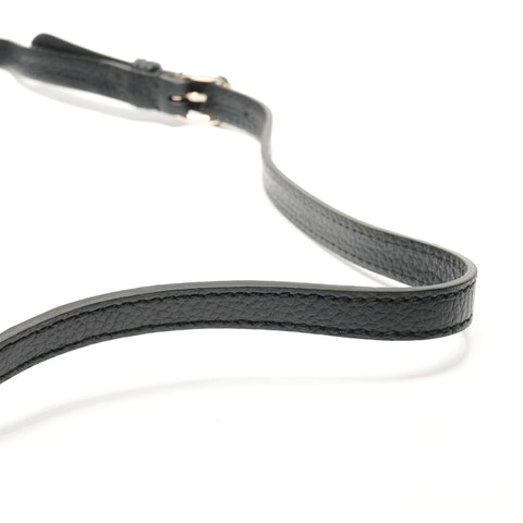 GUCCI Interlocking G 2-way Leather Tote Bag black WS27770