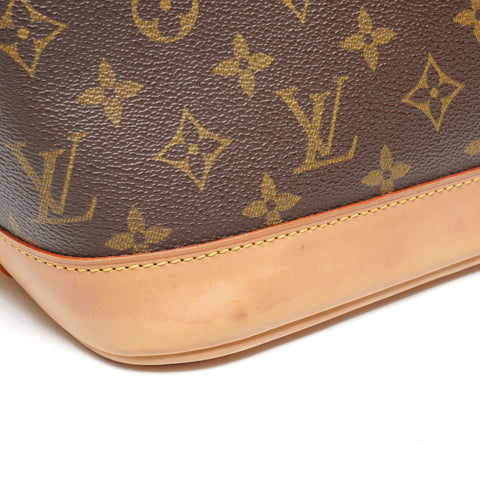 LOUIS VUITTON Monogram Alma PM, manufactured in 2003. Handbag Brown WS27771