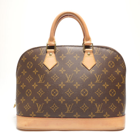 LOUIS VUITTON Monogram Alma PM, manufactured in 2003. Handbag Brown WS27771