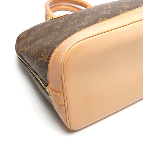 LOUIS VUITTON Monogram Alma PM, manufactured in 2003. Handbag Brown WS27771