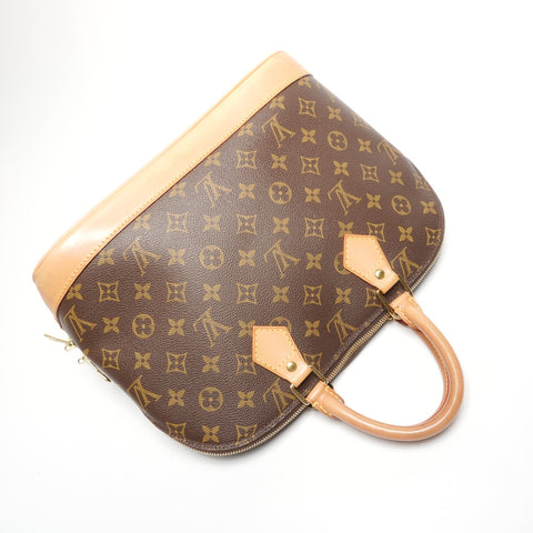LOUIS VUITTON Monogram Alma PM, manufactured in 2003. Handbag Brown WS27771