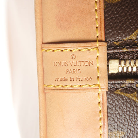 LOUIS VUITTON Monogram Alma PM, manufactured in 2003. Handbag Brown WS27771