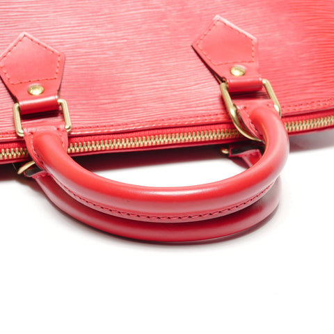 LOUIS VUITTON 1997 Epi Alma PM Handbag Red WS27772