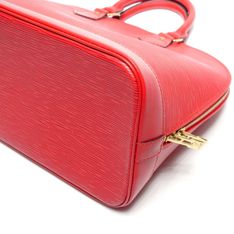 LOUIS VUITTON 1997 Epi Alma PM Handbag Red WS27772