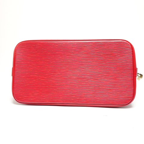 LOUIS VUITTON 1997 Epi Alma PM Handbag Red WS27772