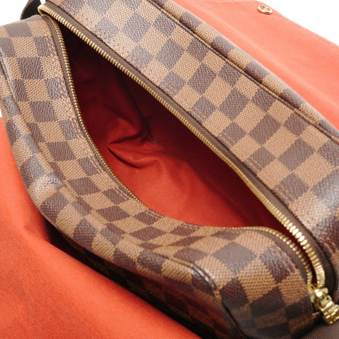 LOUIS VUITTON Damier Naviglio, made in 2005. Shoulder Bag Brown WS27774