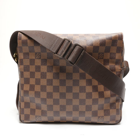 LOUIS VUITTON Damier Naviglio, made in 2005. Shoulder Bag Brown WS27774