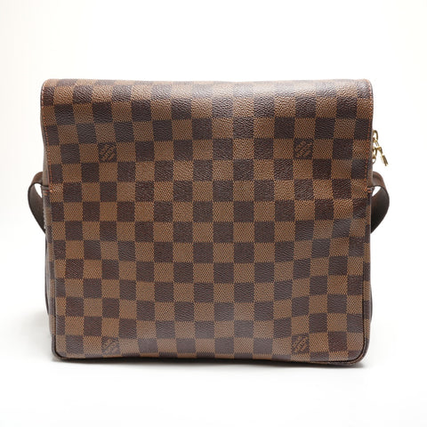 LOUIS VUITTON Damier Naviglio, made in 2005. Shoulder Bag Brown WS27774