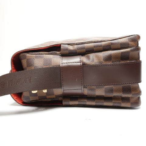 LOUIS VUITTON Damier Naviglio, made in 2005. Shoulder Bag Brown WS27774