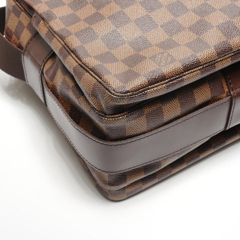LOUIS VUITTON Damier Naviglio, made in 2005. Shoulder Bag Brown WS27774