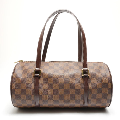 LOUIS VUITTON Damier Papillon 30, made in 2003. Shoulder Bag Brown WS27775