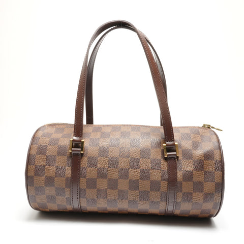 LOUIS VUITTON Damier Papillon 30, made in 2003. Shoulder Bag Brown WS27775