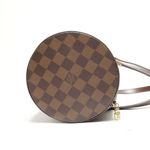 LOUIS VUITTON Damier Papillon 30, made in 2003. Shoulder Bag Brown WS27775