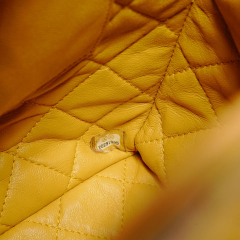 CHANEL Item No. 22, 2016, Gunmetal, 2-Way Handbag yellow WS27776