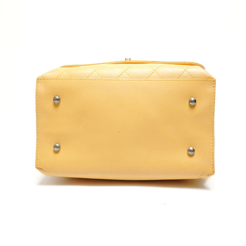 CHANEL Item No. 22, 2016, Gunmetal, 2-Way Handbag yellow WS27776