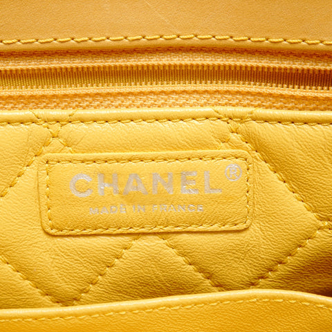 CHANEL Item No. 22, 2016, Gunmetal, 2-Way Handbag yellow WS27776