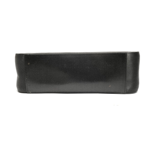 PRADA Triangle Logo Satin Handbag black WS27778