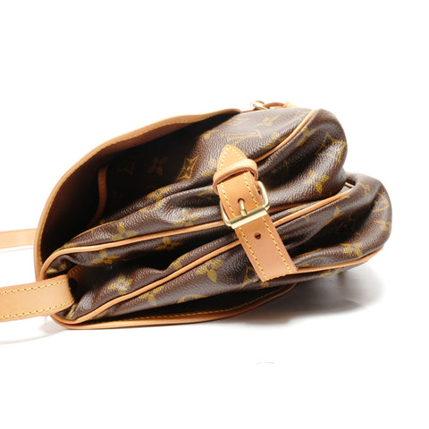 LOUIS VUITTON 1993 Saumur 30 Monogram Shoulder Bag Brown WS27779