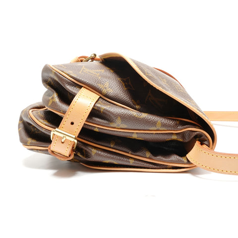 LOUIS VUITTON 1993 Saumur 30 Monogram Shoulder Bag Brown WS27779