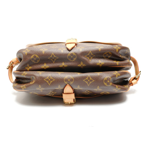 LOUIS VUITTON 1993 Saumur 30 Monogram Shoulder Bag Brown WS27779