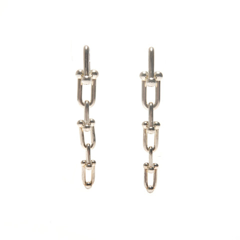 TIFFANY&Co. Hardware Graduated Link 925 Pierce Silver WS27780