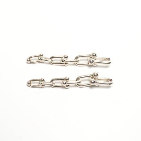 TIFFANY&Co. Hardware Graduated Link 925 Pierce Silver WS27780