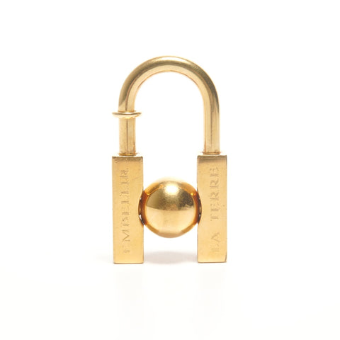 HERMES Cadena L'HOMME Peut EMBELLIR LA TERRE 2001 Other accessories gold WS27781