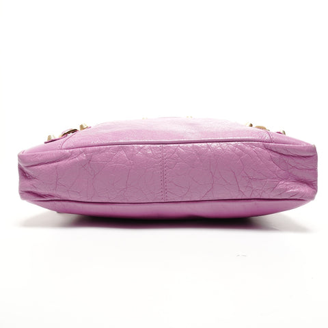 BALENCIAGA The Town 2WAY Metal Gold Handbag pink WS27783