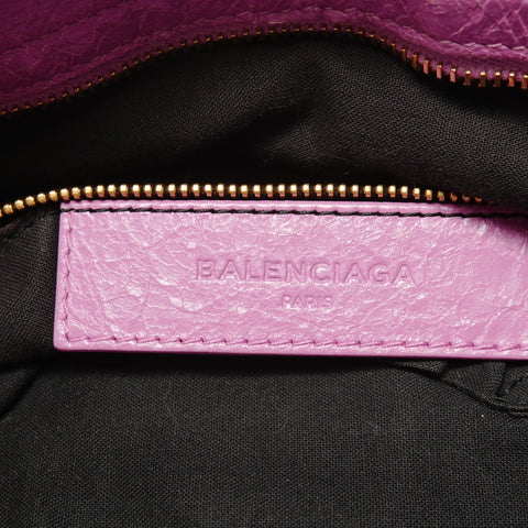 BALENCIAGA The Town 2WAY Metal Gold Handbag pink WS27783