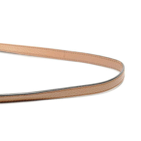 PRADA Mini Pochette Vitello in Leather Shoulder Bag beige WS27786