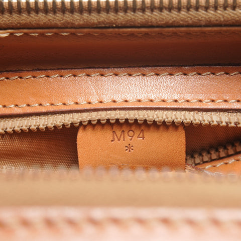 CELINE Macadam PVC 2WAY Shoulder Bag Brown WS27792