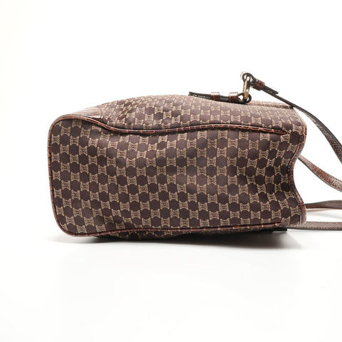 CELINE macadam canvas Tote Bag Brown WS27795