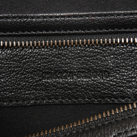 GUCCI 726274 Double G One Belt Aphrodite Medium Shoulder Bag black WS27796