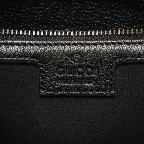 GUCCI 726274 Double G One Belt Aphrodite Medium Shoulder Bag black WS27796