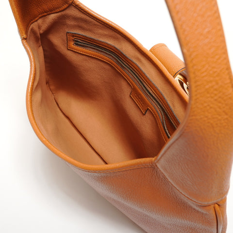 GUCCI 726274 Double G One Belt Aphrodite Medium Shoulder Bag Brown WS27799