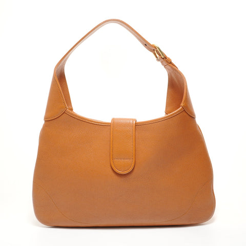 GUCCI 726274 Double G One Belt Aphrodite Medium Shoulder Bag Brown WS27799