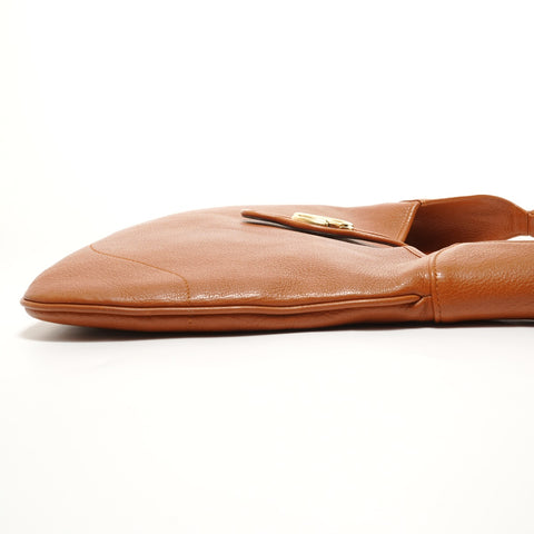 GUCCI 726274 Double G One Belt Aphrodite Medium Shoulder Bag Brown WS27799