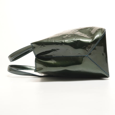 LOUIS VUITTON Monogram Vernis Wilshire PM M93684 Handbag green WS27800