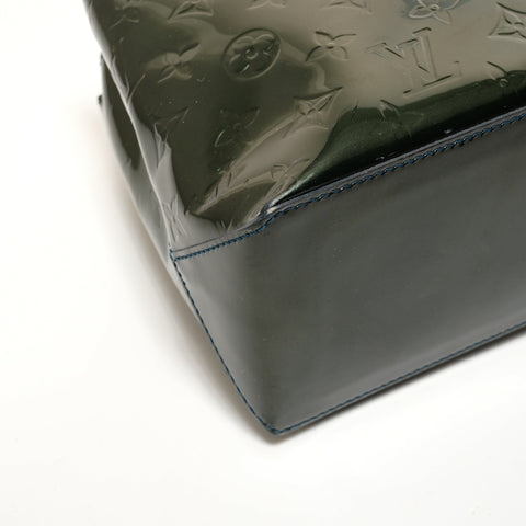 LOUIS VUITTON Monogram Vernis Wilshire PM M93684 Handbag green WS27800