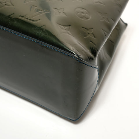LOUIS VUITTON Monogram Vernis Wilshire PM M93684 Handbag green WS27800