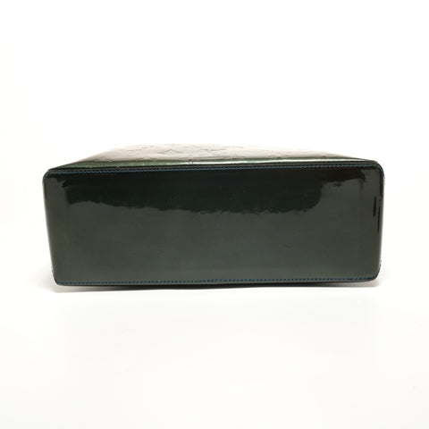 LOUIS VUITTON Monogram Vernis Wilshire PM M93684 Handbag green WS27800