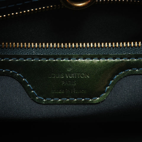 LOUIS VUITTON Monogram Vernis Wilshire PM M93684 Handbag green WS27800