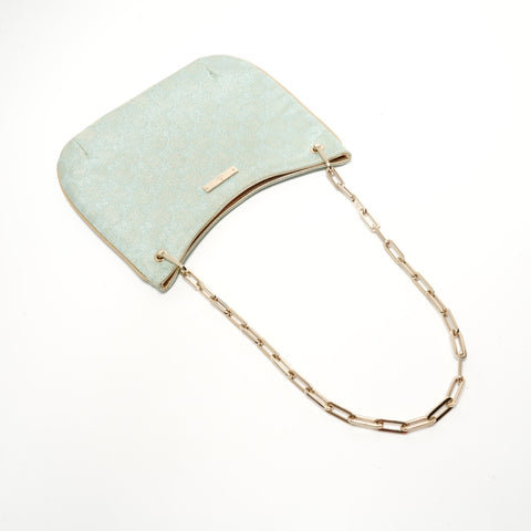 GUCCI GG Canvas Glitter Shoulder Bag blue WS27801