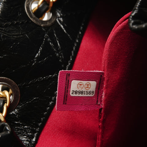 CHANEL Gabrielle de Chain Drawstring Bag Mini, No. 28, 2019 Backpack  Daypack black WS27802