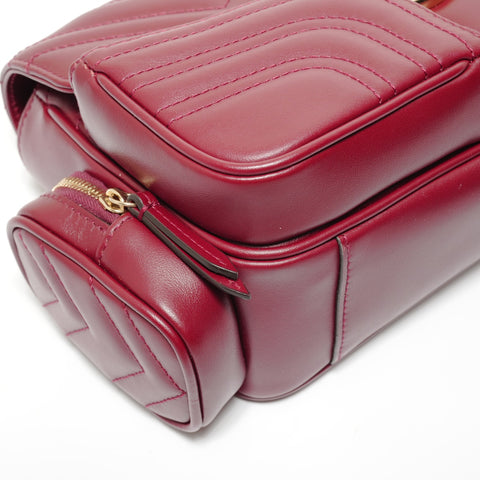 GUCCI GG Marmont Multi-Pocket Chain Shoulder Bag Red WS27803