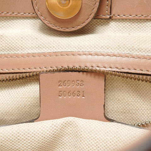 GUCCI GG canvas Handbag beige WS27804